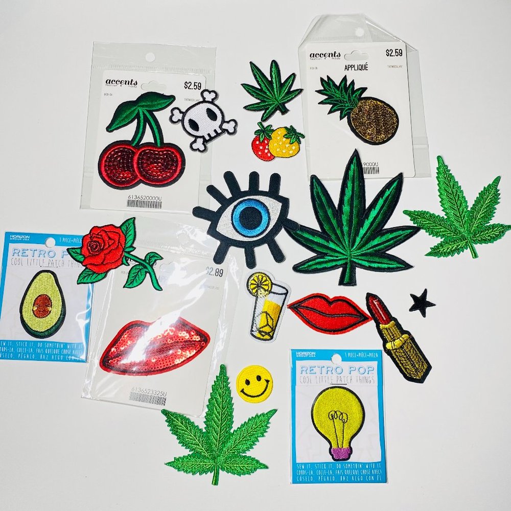 18 NEW Iron On Patches